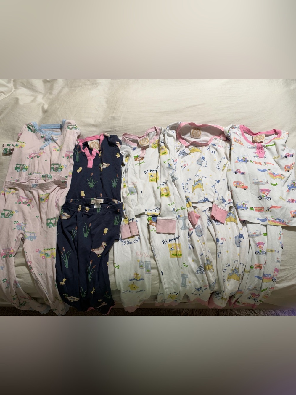 The Beaufort Bonnet Co (TBBC) Pj sets, lot of 5 size 6/7